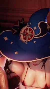 Mona Lynette Lyney Gives Aether a Triple Blowjob Fontaine Genshin Impact 3D Porn Sex 60 Fps POV