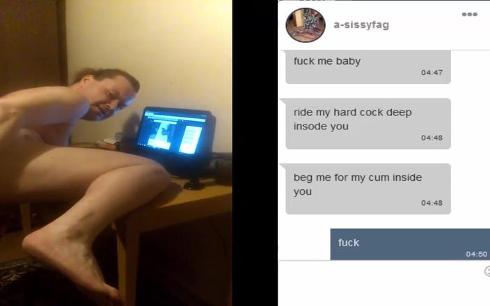 Dorisstar: Loser Fag in Chastity Get Ass Fucked and Talk Dirty...