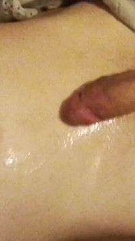 Fresh Cumshots Pooling and Still Full Hard Erect Clitty