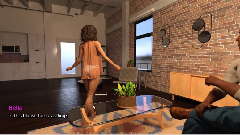 XXX Games Bunk: My Hotwife - Gameplay - Roleplay - the Kiss - Horny Wife Kiss the...