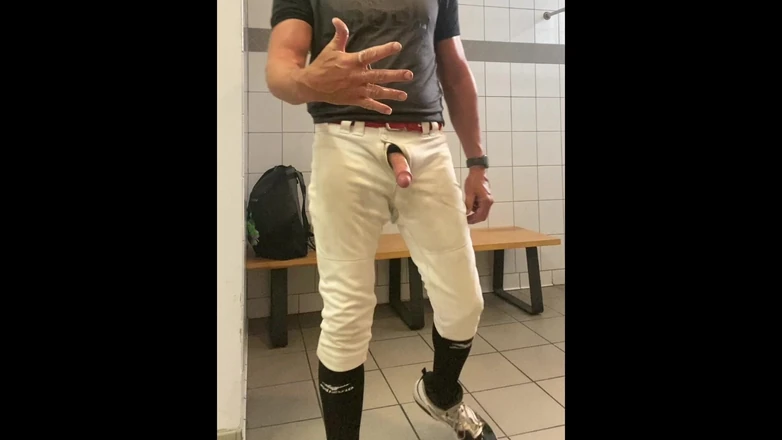 Jacked Baseball Player Jockdad87 Edges in the Sauna Again