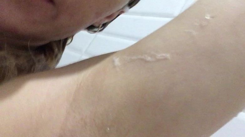 Risky Hairy Couple: Hairy Armpits and Strong Bicepcs and Back