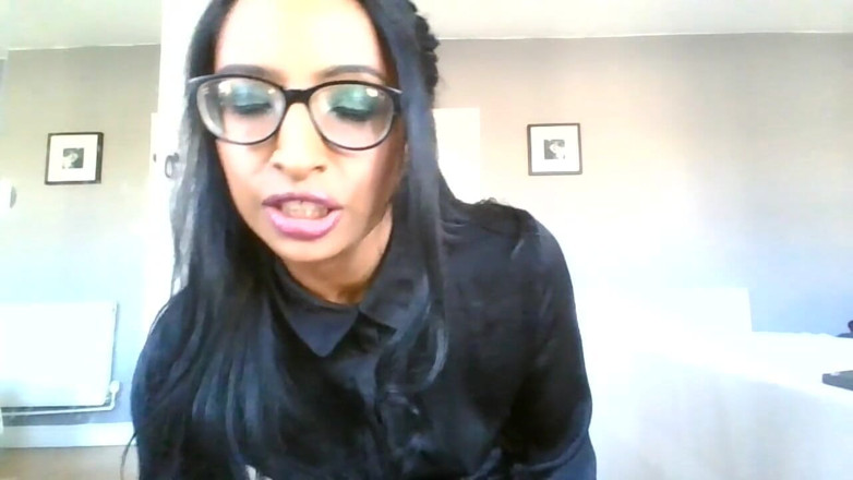 BabeXX69XX Asian MILF: Specsy Librarian JOI dan Cum on Tits