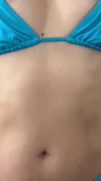Lotion on Tight Body and Tits in a Bikini