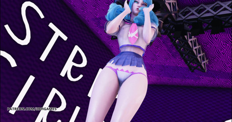 3D-Hentai Games: [MMD] Fiestar - Apple pie Gwen striptease sexy kpop