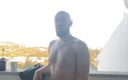 Robs Nudes: Masturbare noaptea pe balcon