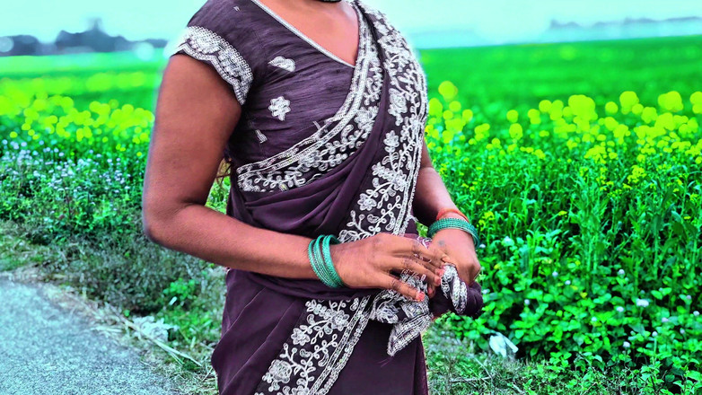 ExcitedWomen: Indian Sexy Fuck in the Bedroom in Green Saree