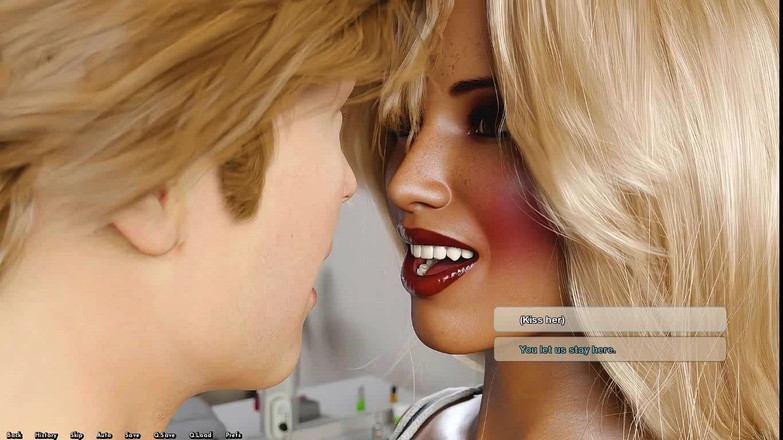 Dirty GamesXxX: Bienvenue au libre arbitre : son premier baiser avec cette MILF...