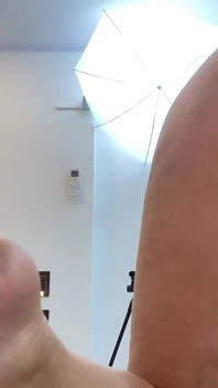 Masturbace s velkým zadkem