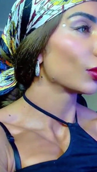 Little Black Dress Hiding a Huge Fat Juicy Clit