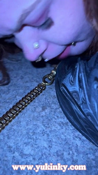 She Makes Me Her Pup on a Leash in Berlin