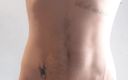 Tattoed Alex: Pokazując moje owłosione ciało i orgazm