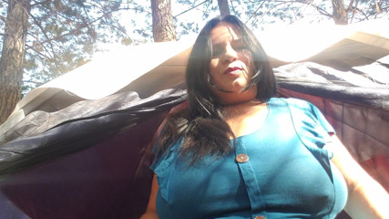 Riderqueen: Stepmommy ass worship in forest BBW