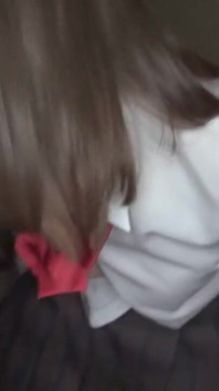 Ask Big Boobs Friend to Play Cosplay Uniform