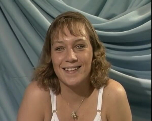 YOUR FIRST PORN: She's in a Good Mood with Her Finger in the...