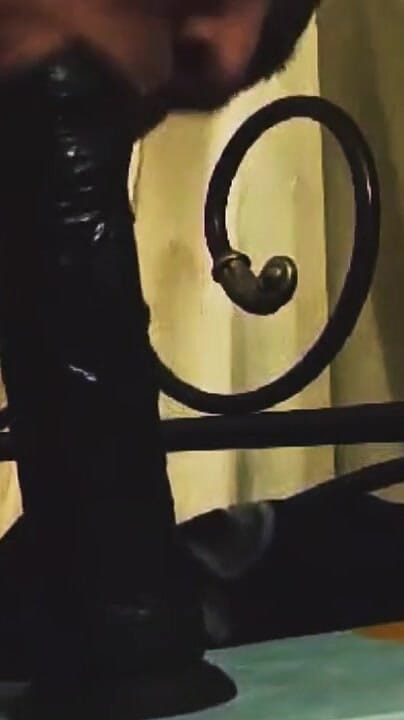 The Nasty House: Stretch Your Throat Passage. Dildo Throatfuck POV