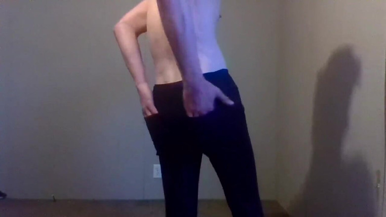 LilTaste: Zkoušení oblečení na oblékání a svlékání - Black Jeggings část 7