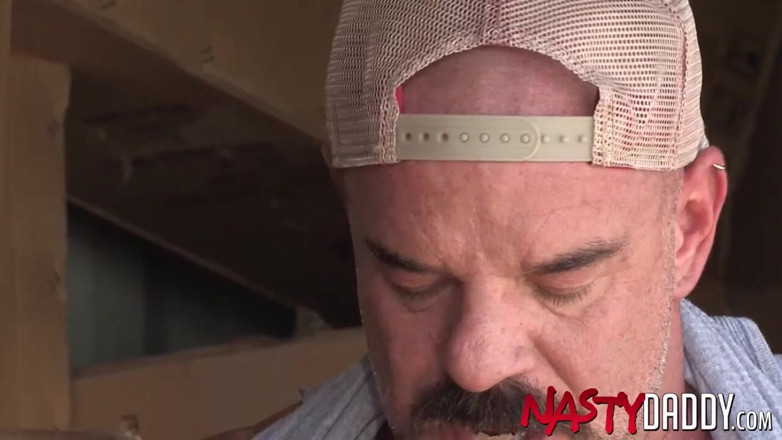 Nasty Daddy: NASTYDADDY бородатый Jack Peterson отдолбил мускулистый качок