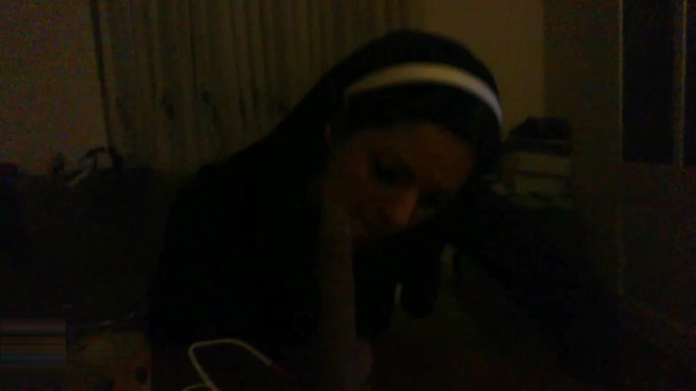 Toilet Mommy: Nonne POV Dildotraining Blowjob