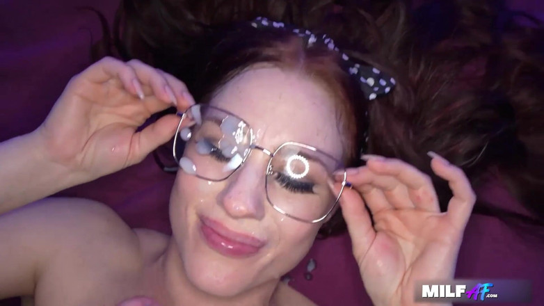 Milf AF: Redhead MILF POV - Jessica Ryder Getting a Big League Facial