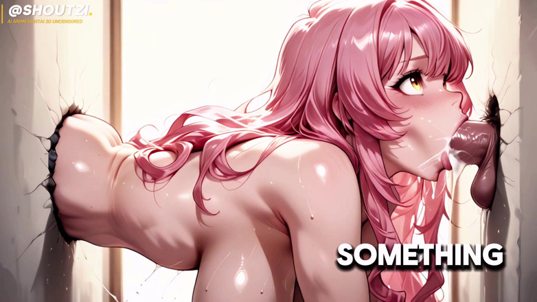 Shoutzi Anime Hentai3D Uncensored: She Can't Escape the Wall, Intense Pounding and Thick Cum...