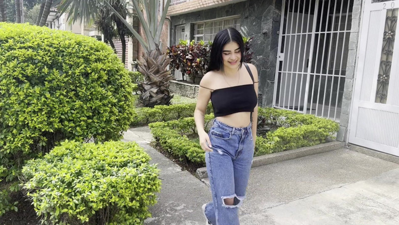 Latino_america24: I Take Home This 18 Year Old with Giant Tits