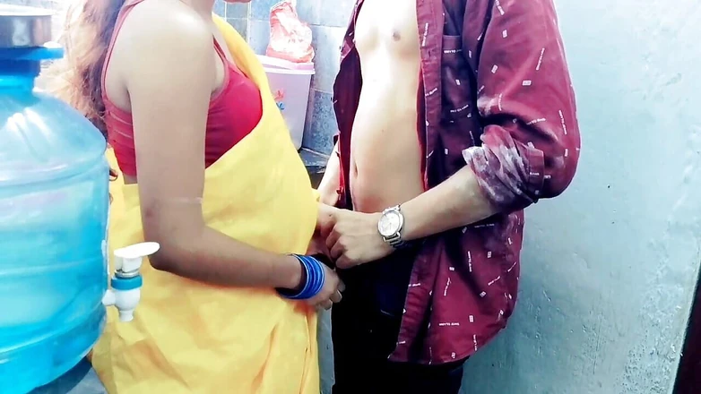 Fantacycutting: A Couple Is Having Fun in the Kitchen