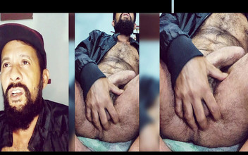 Stink HairyMale: Gimiendo, fumando, respirando