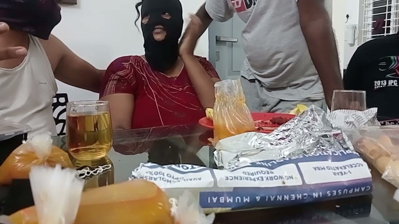 Priya aunty: Dining Table Hot Dirty Foreplay Talking
