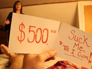 Jess Tony squirts: Stepmom spelar ett spel - Vinn $500 eller blås jobb