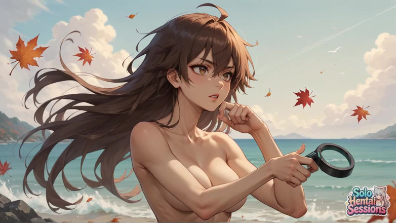 Solo Hentai Sessions: Brisa de otoño y copa sorbos: sensación en solitario junto...