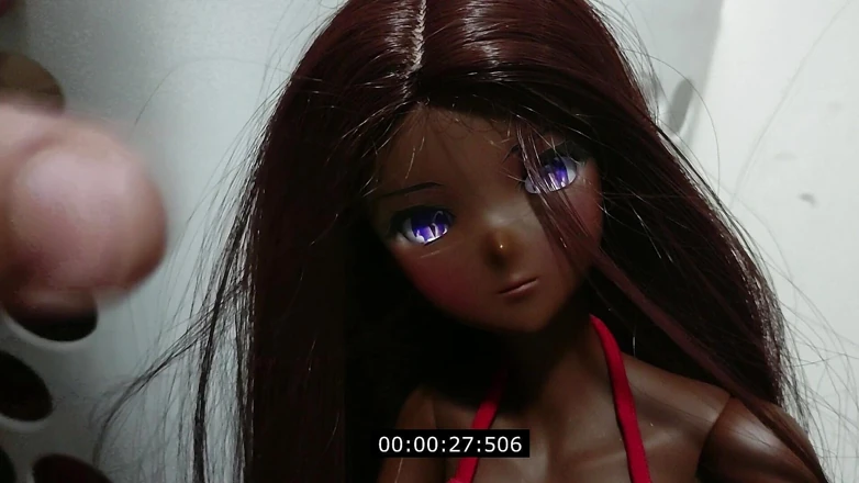 Alessa Doll Lover: 我最好的射精！娃娃，内裤和高潮！