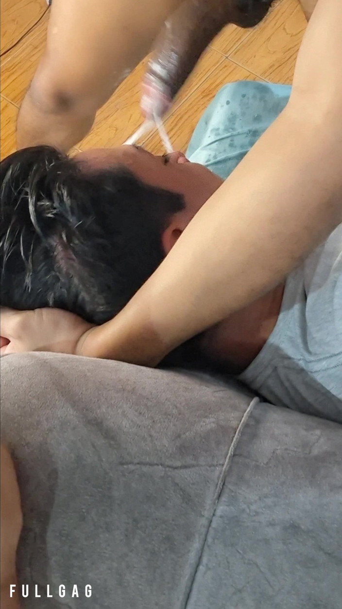 fullgag: Short: He Wasn't Breathing, He Just Let Black Cock Go...