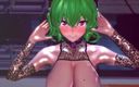 Mmd anime girls: Mmd R-18 anime cô gái khiêu vũ sexy clip 141