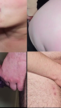 Goon to Premature Ejaculation Compilation! Split Screen