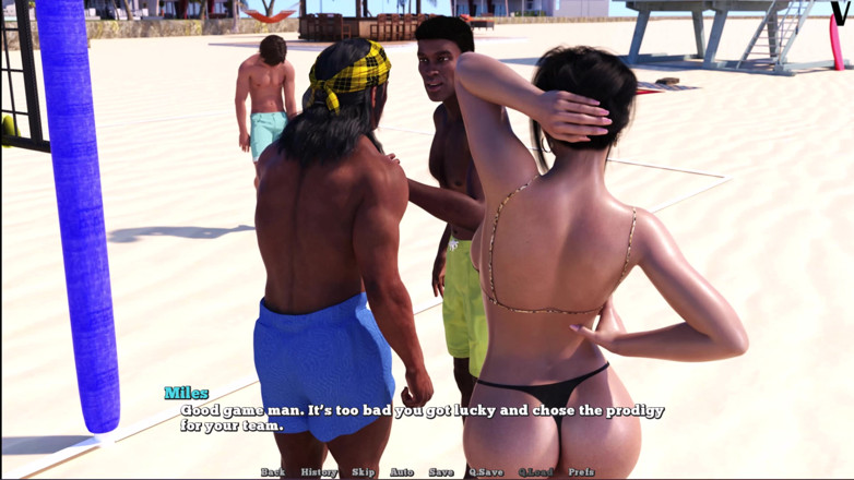 Johannes Gaming: 큰 도시 15 빅토리아의 빅토리아는 다시 해변에 있었지만 남친과 함께 있어 섹시했습니다.