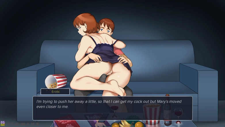 Erotic Games NC: MILFs Plaza #13: Masturbating My MILF Sister-in-law During Movie Night - by...