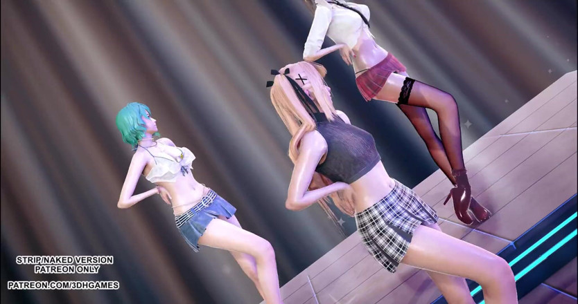 3D-Hentai Games: [mmd] erövrare doa Marie Rose Misaki Tamaki het dans 4k 60fps