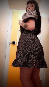 Naughty Pussy Play in Public Toilets