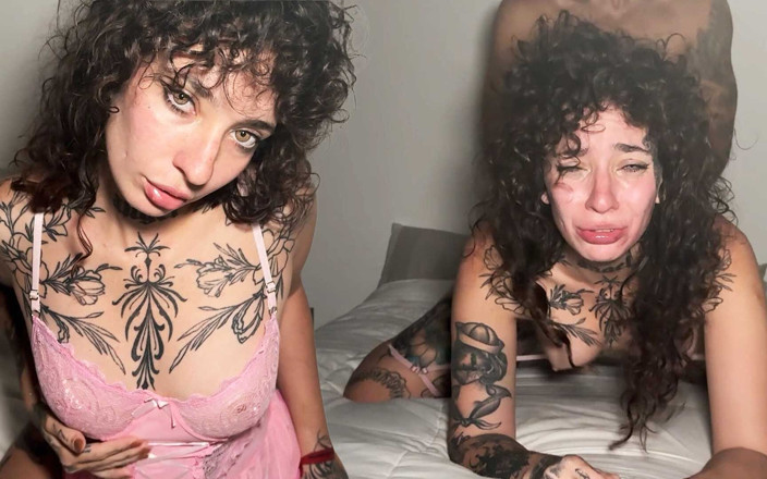 Shady Sluts: Tatuagens submissas, sexo intenso, sexo na garganta, tapas e tratamento...
