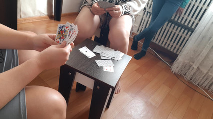 Lesbian-illusion: 私はカードと私のガールフレンドで負けました.-レズビアンイリュージョン