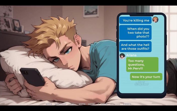 Cumming Gaming: Mi nueva novia tabú hentai juego ep.12 Dos hermanastras burlándose...