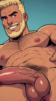 Muscular Dudes Spreading Anus