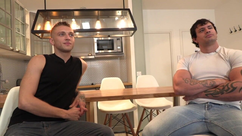 SEX WITH STRAIGHT BOY CURIOUS: Sexy muscle straight boy accept to fuck by his friend...