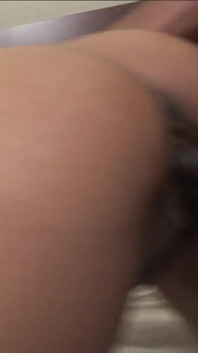 Ebony skinned Kristi Kush fucks black cock to enjoy cum