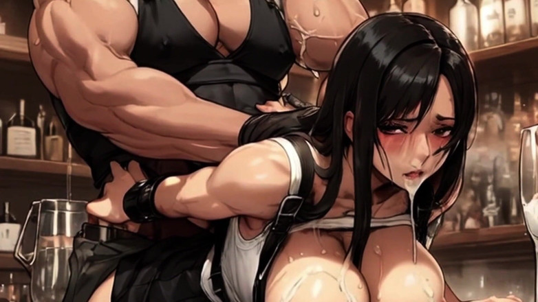 Spicy Toons: Tifa menyusu Menghidangkan Susu Dalam Hentai Baru Dari Toons Pedas