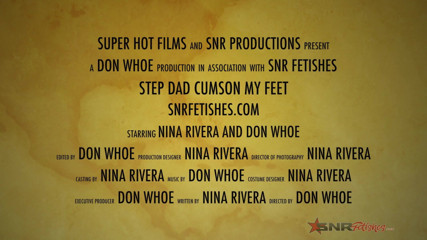 Super Hot Films: ช่วยพ่อเลี้ยงเสร็จด้วยเท้า / Nina Rivera