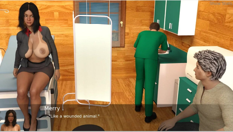 XXX Games Bunk: Project Hotwife - Merry's Doctor Visit and Male Doctor Holding Her...
