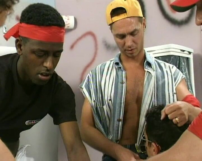 90s Gay VIntage Rough: Diversão com pau cru com um cara com tesão # 1