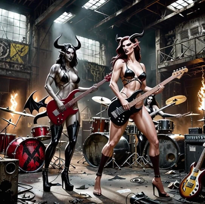 Horny van stevie: Teledysk succubus metal band